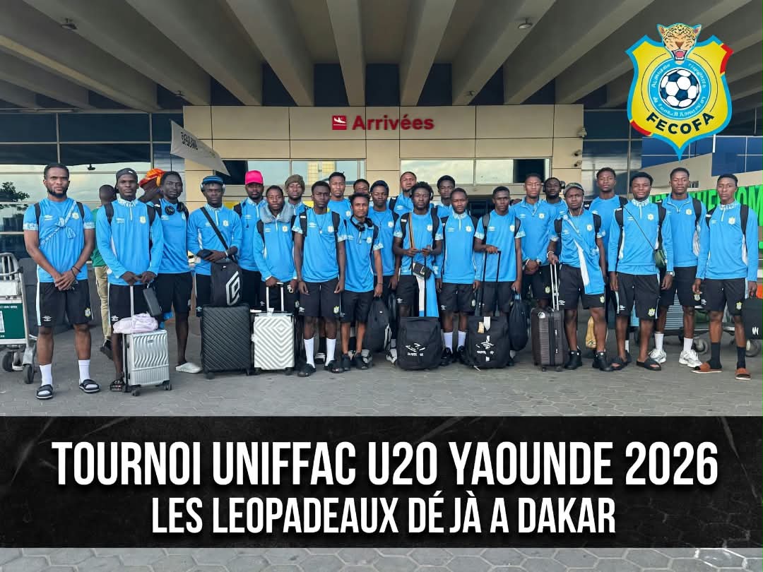 Elim. CAN U20 : Les Léopardeaux en stage à Dakar avant de rejoindre Yaoundé